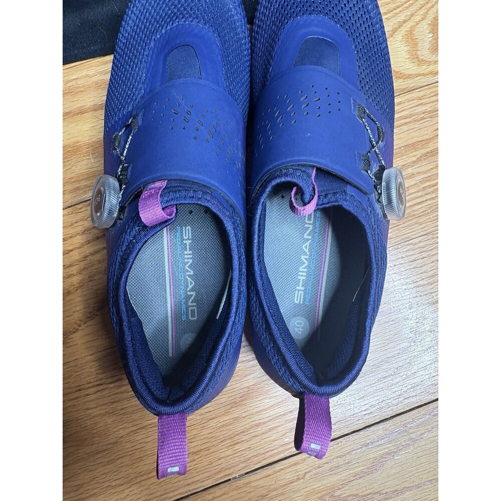Shimano IC5 Women Cycling Spin Shoes w/ Boa Dial Size 7.5 EU 40 Purple - Picture 5 of 7